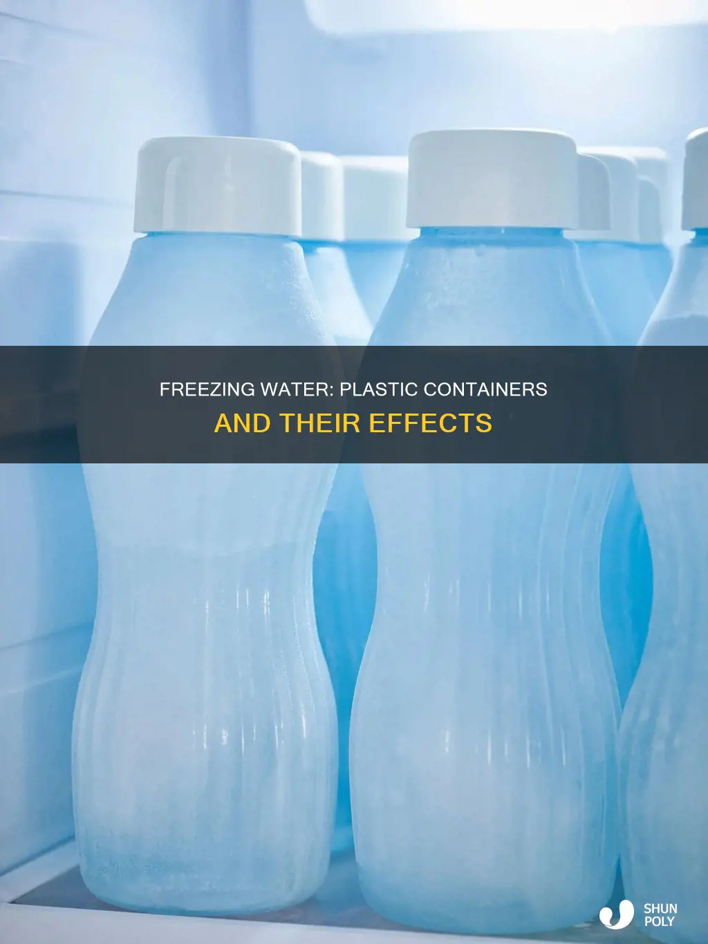 what happens when you freeze water in a plastic container