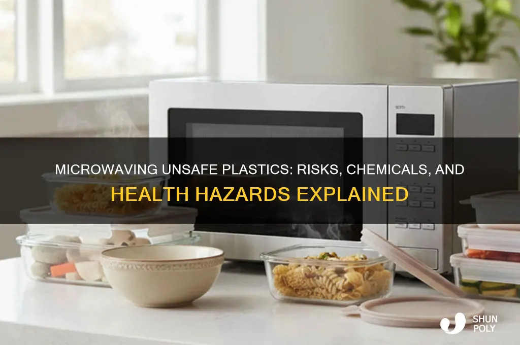 what happens wnen you microwave plastic that is not made
