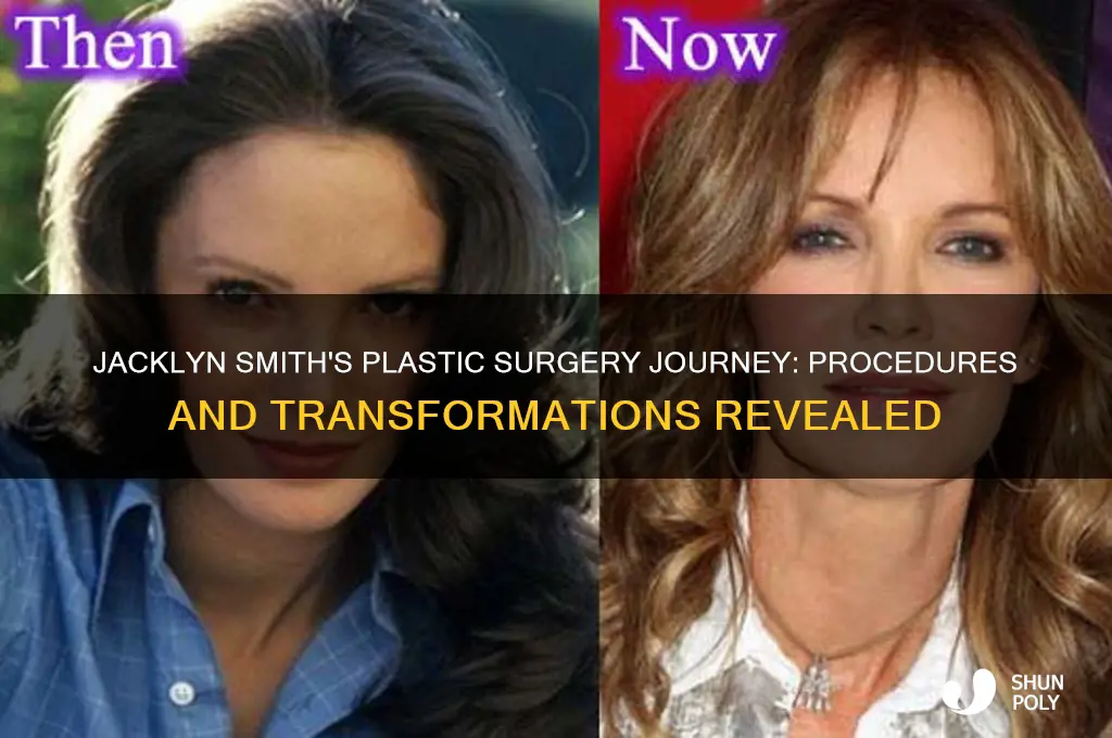 what has jacklyn smith had done for plastic surgery