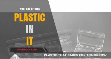 Common Items Containing Styrene Plastic