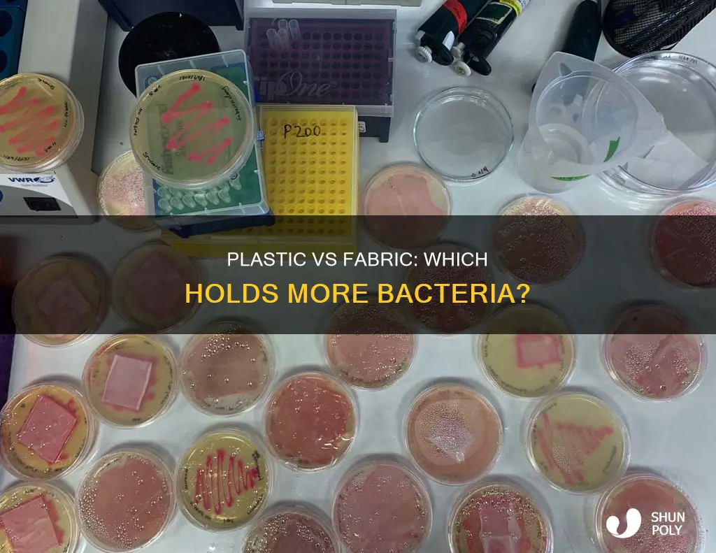 what holds more bateria plastic or fabric
