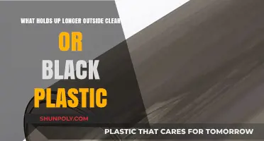 Clear vs. Black Plastic: Which Lasts Longer in Outdoor Conditions?