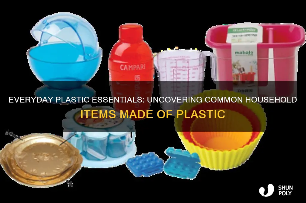 what household items are made of plastic