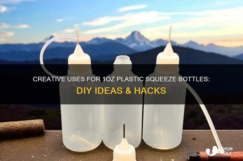 what i can do with 1oz plastic sqeeze bottles