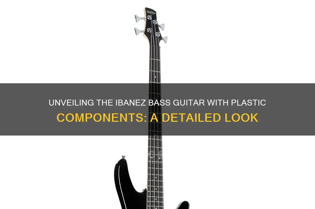 what ibanez bass guitar is made of plastic