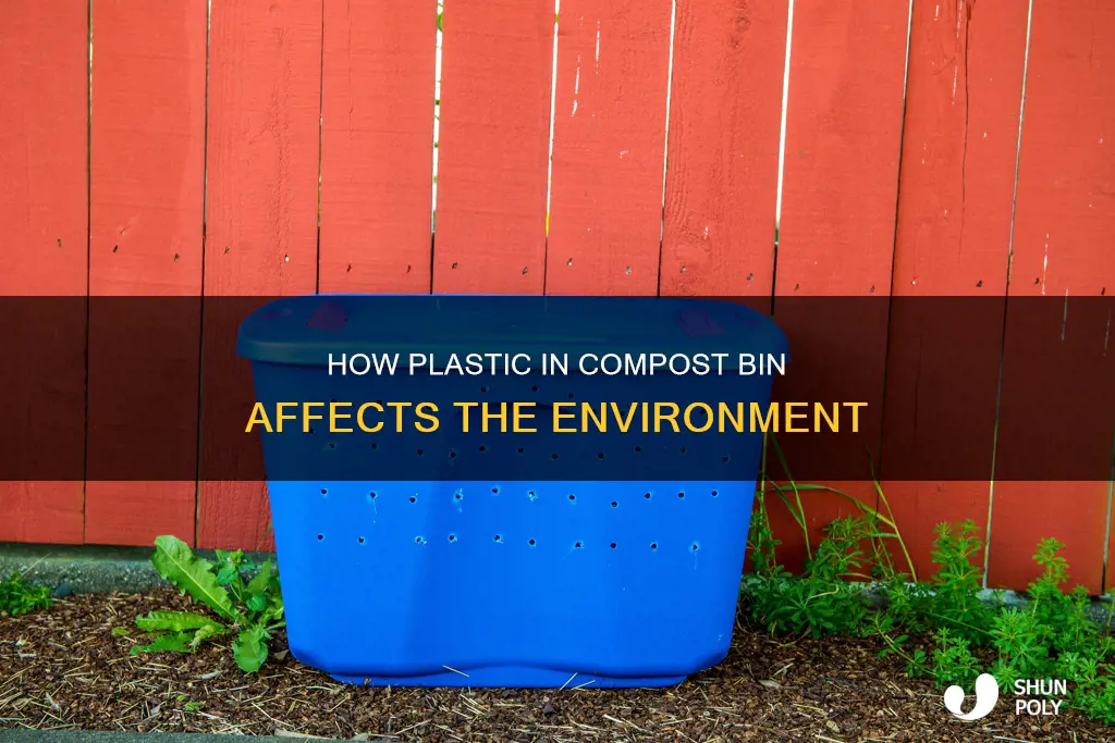 what if compost bin has plastic