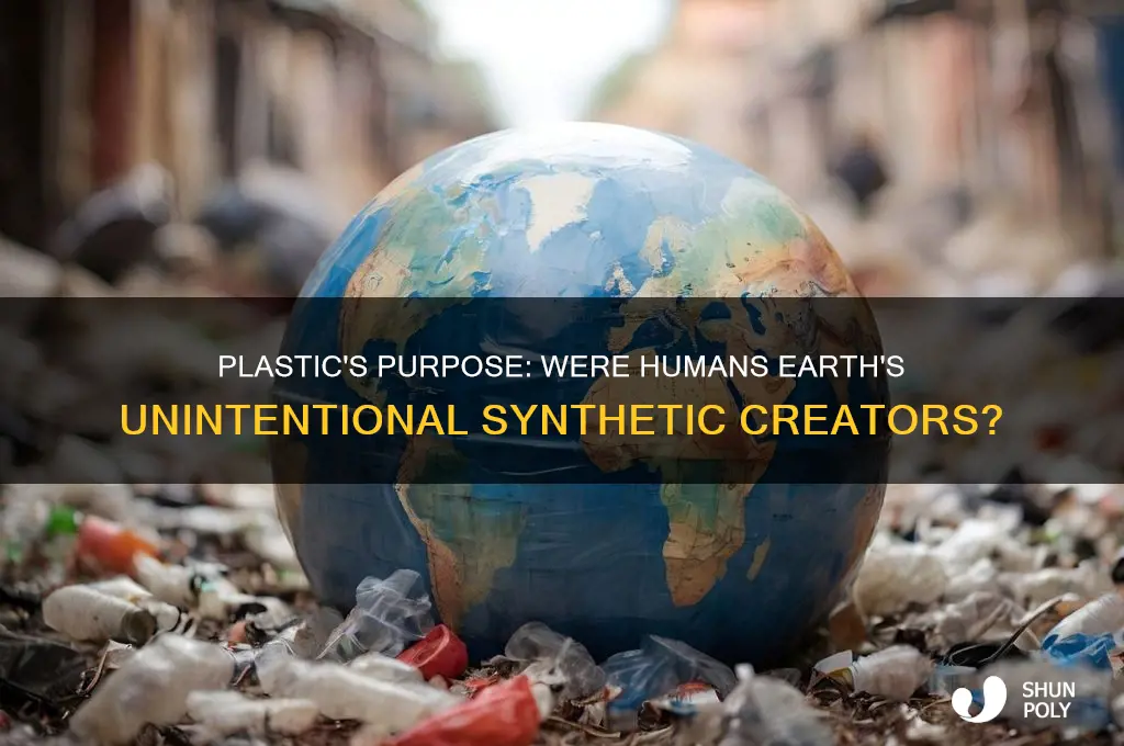 what if humans were put on earth to make plastic