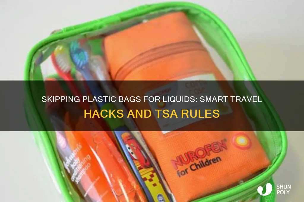 what if i dont put liquids in plastic bags