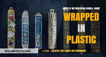 Unveiling Tradition: The Plastic-Wrapped Mezuzah Scroll Dilemma