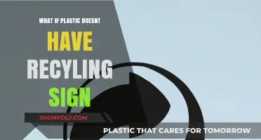 Plastic Recycling: What if No Sign?
