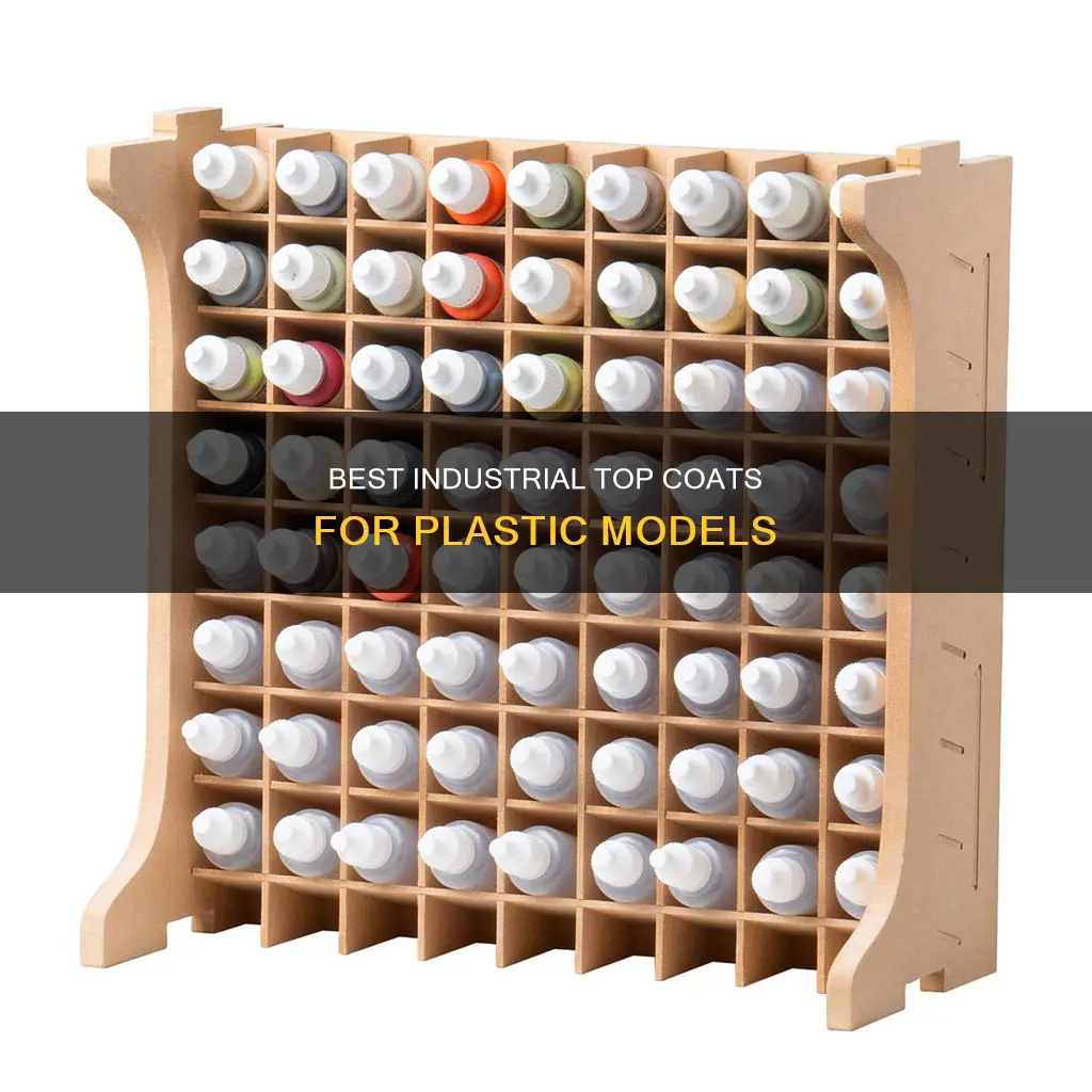 what industrial paint top coat for plastic model