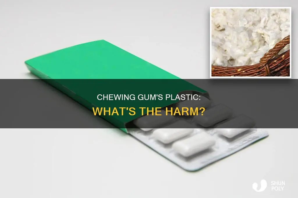 what ingredient in gum is plastic