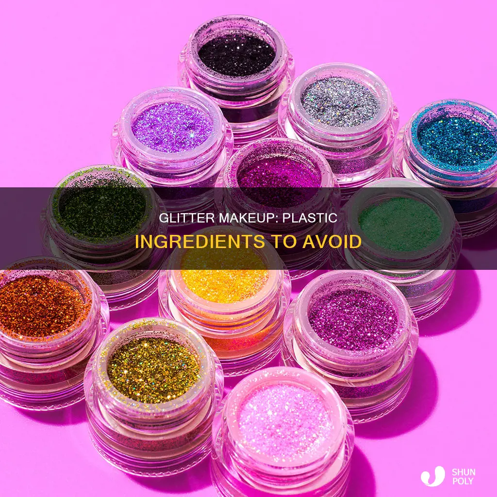 what ingredients in makeup is plastic glitter