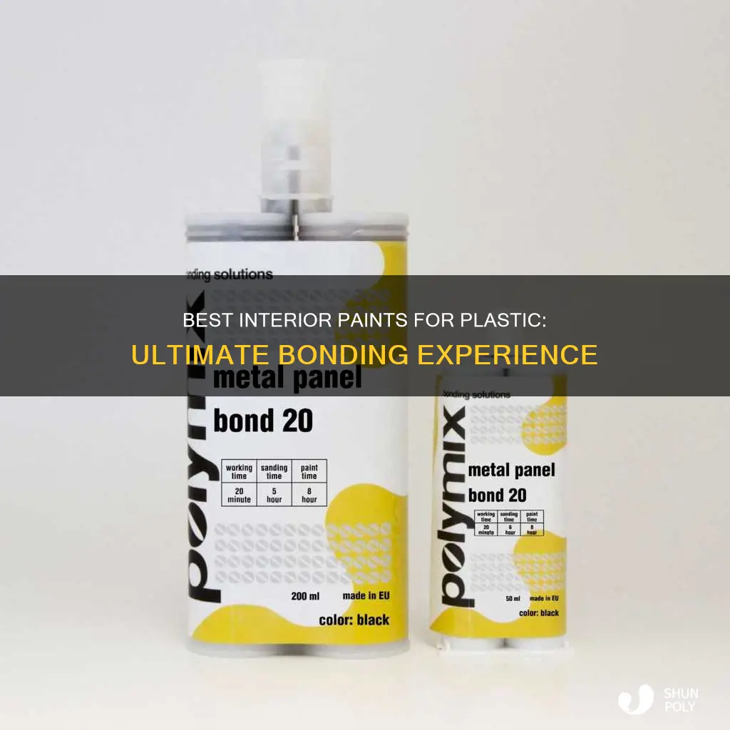 what interior paint bonds to plastic