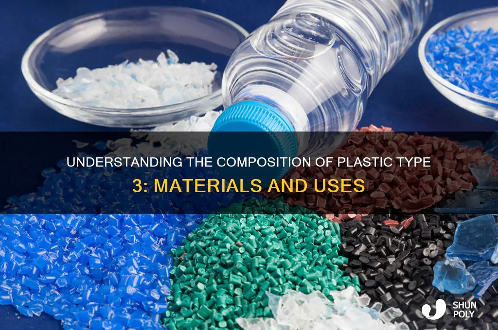 what is 3 plastic made of