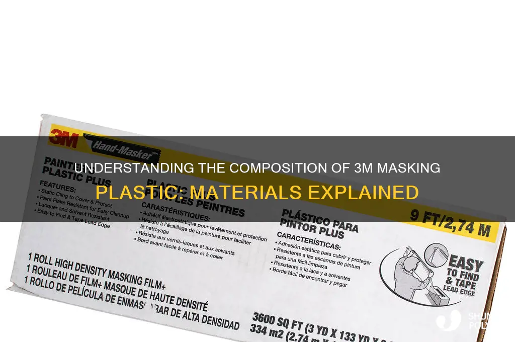 what is 3m masking plastic made from