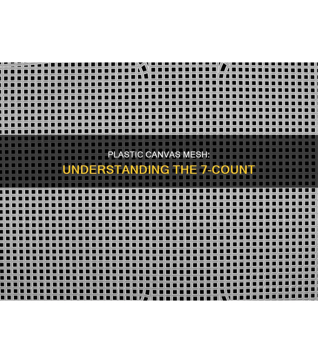 what is 7 mesh plastic canvas