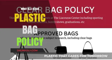 Understanding the Clear Plastic Bag Policy: Purpose, Benefits, and Implementation
