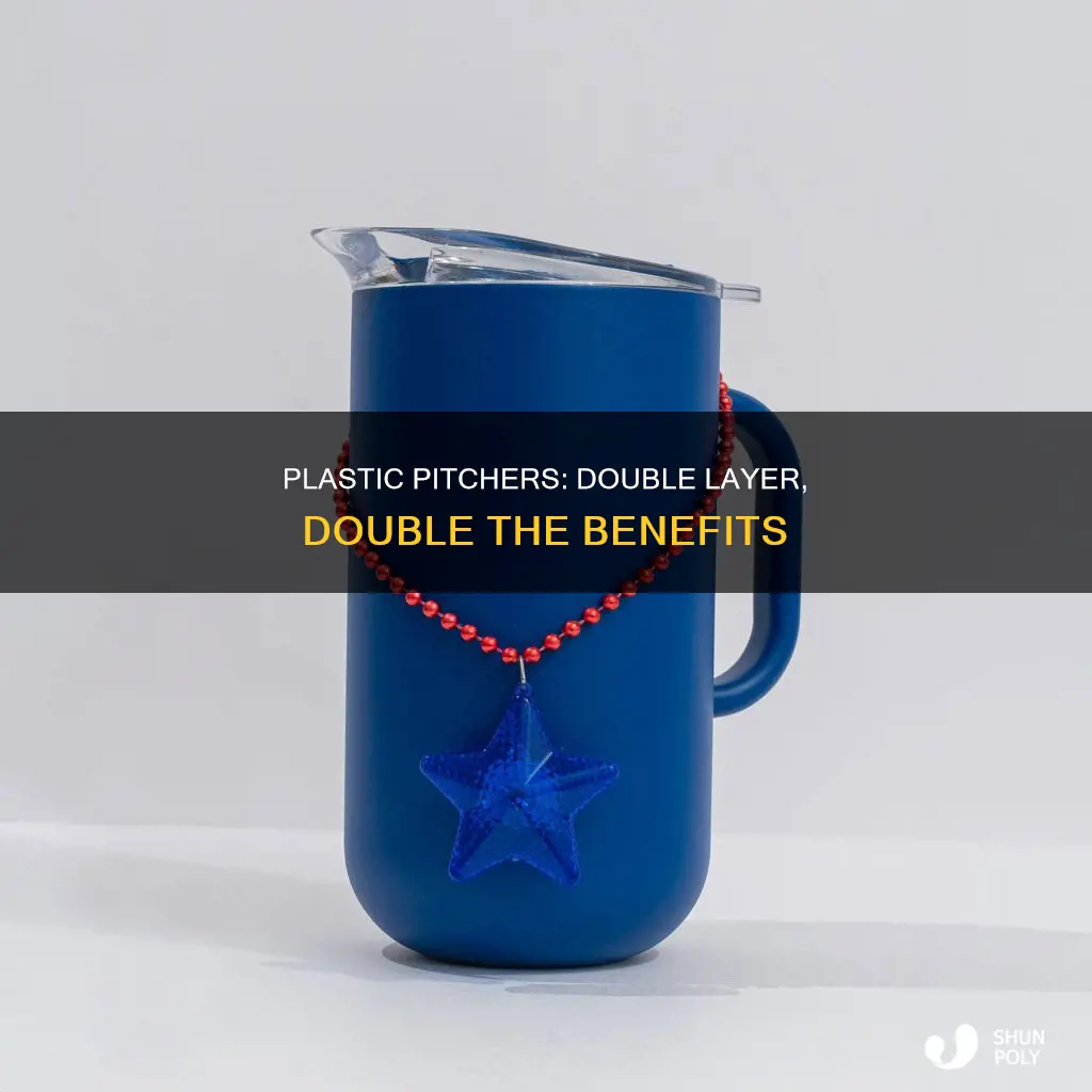 what is a double layer plastic pitcher