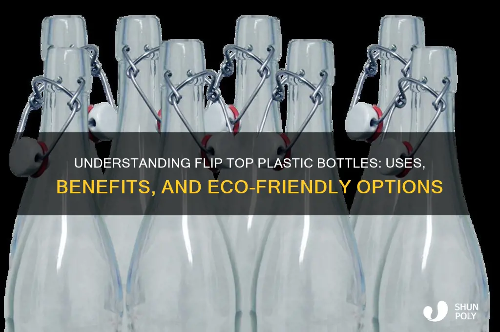 what is a flip top plastic bottle