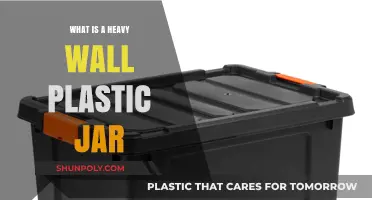 The Benefits of Heavy Wall Plastic Jars