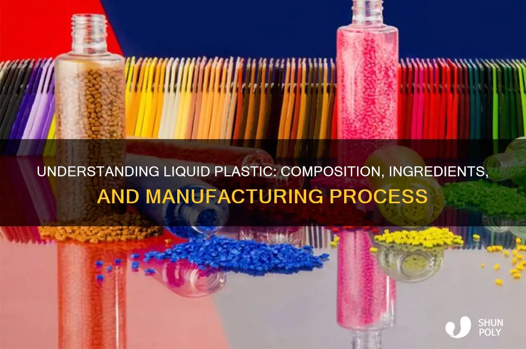 what is a liquid plastic made of