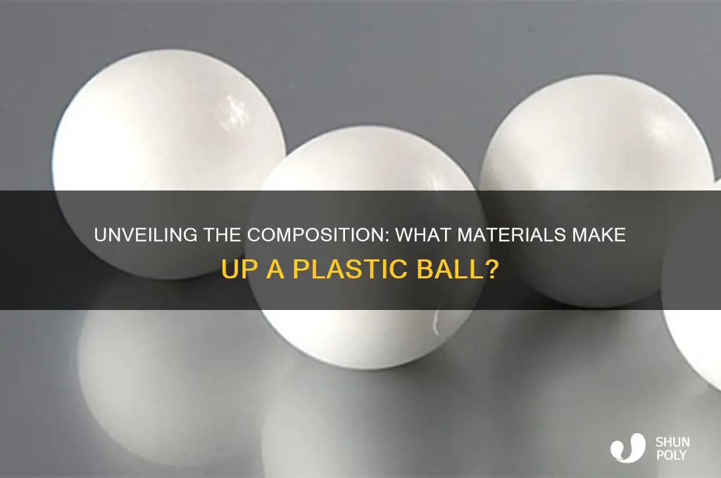 what is a plastic ball made of