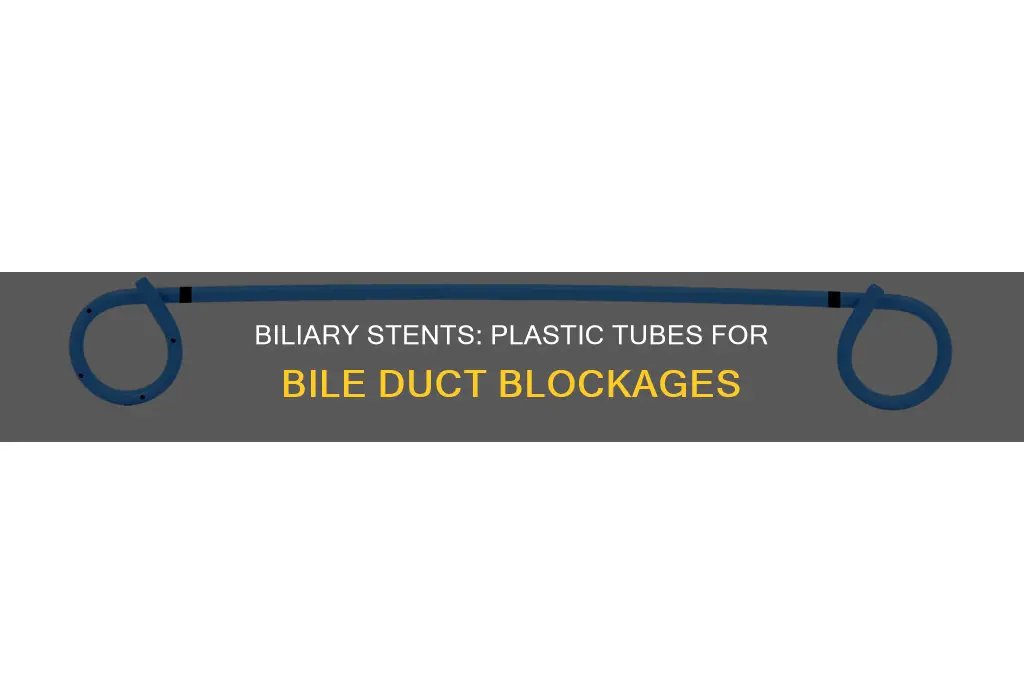 what is a plastic biliary stent