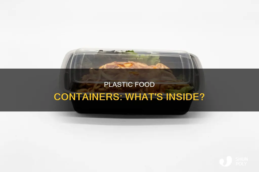 what is a plastic chinese food container made of