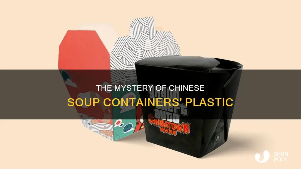 what is a plastic chinese soup container made of