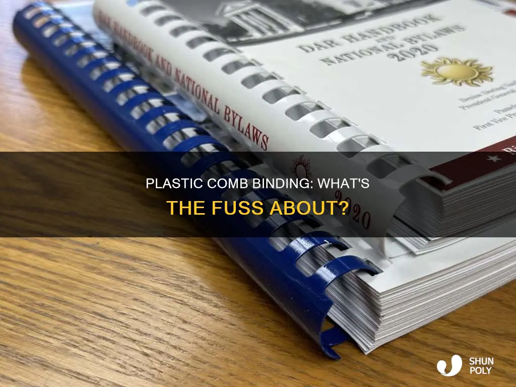 what is a plastic comb book
