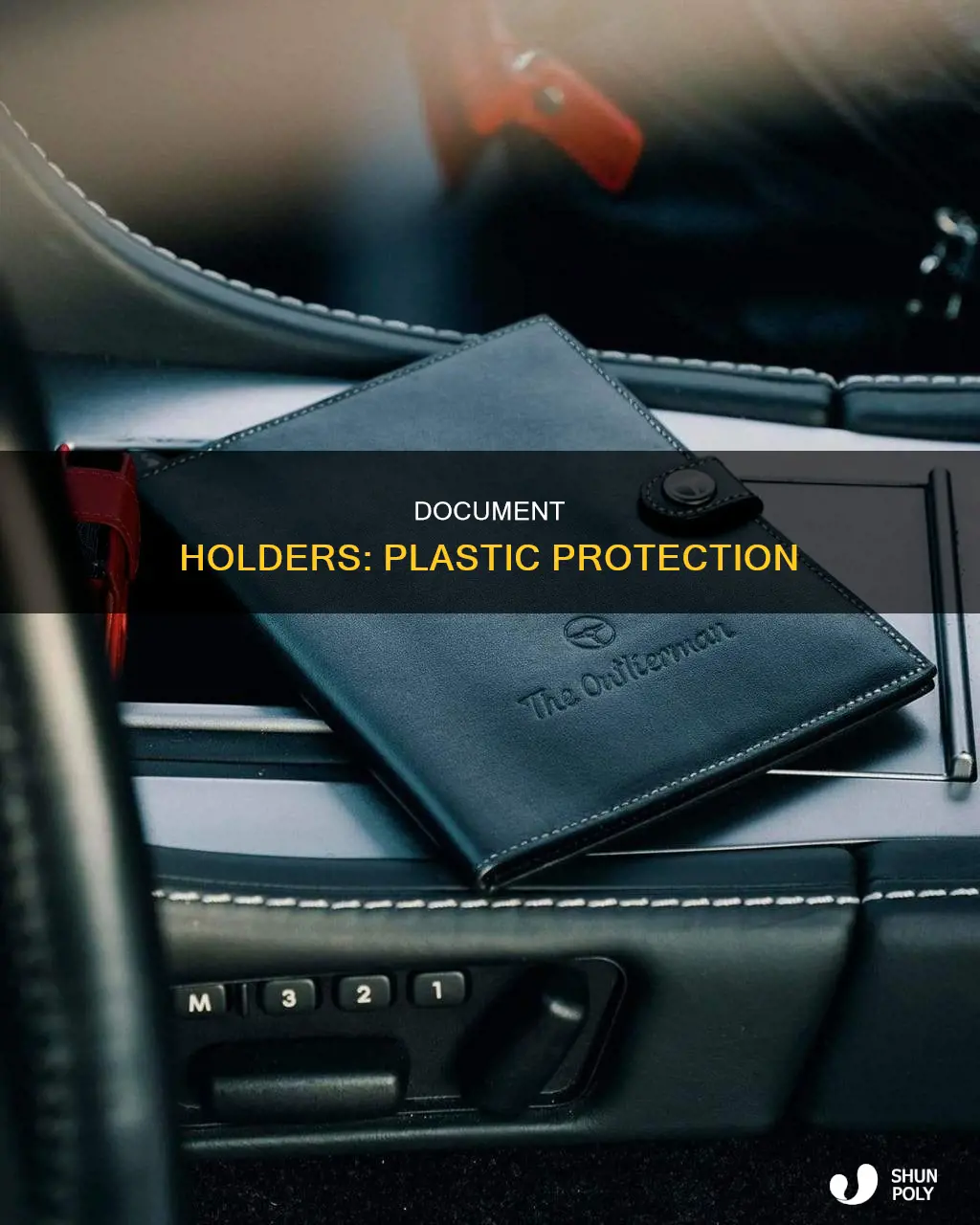 what is a plastic document holder