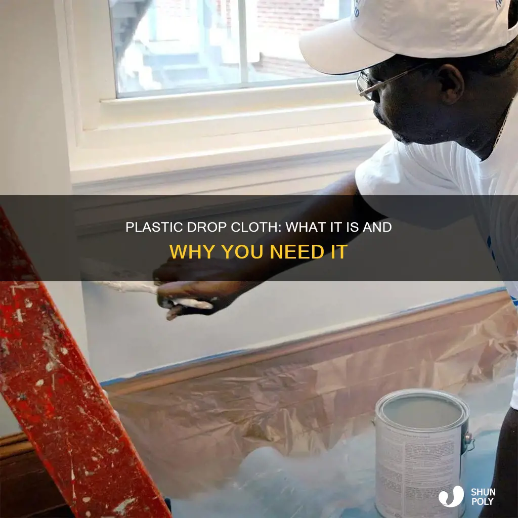 what is a plastic drop cloth