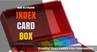 Plastic Index Card Boxes: Storage and Organization