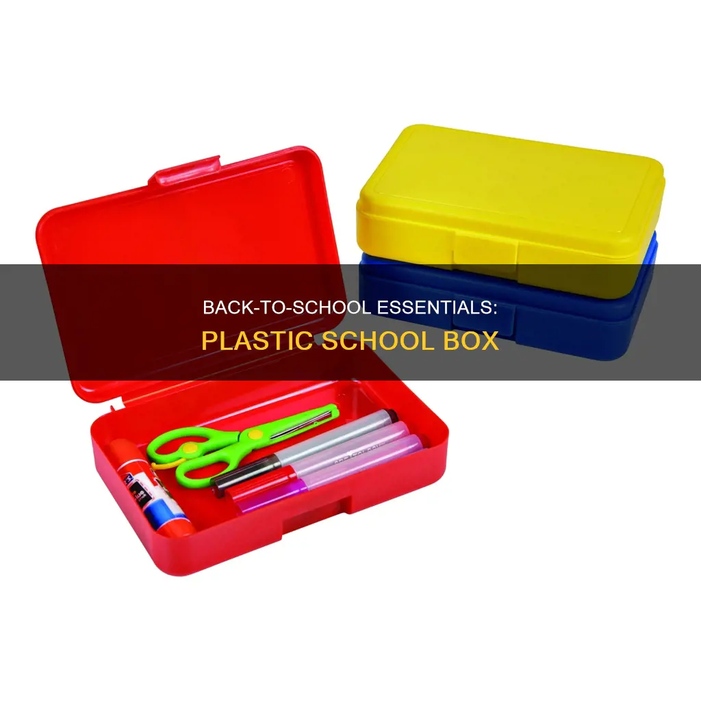 what is a plastic school box