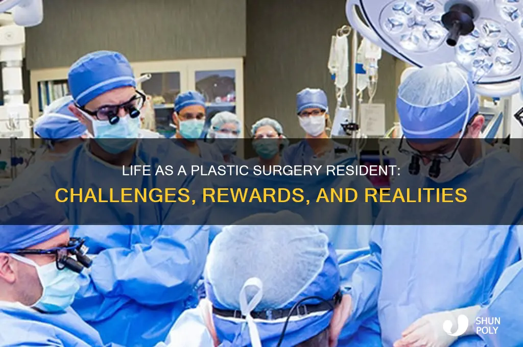 what is a plastic surgery residency like
