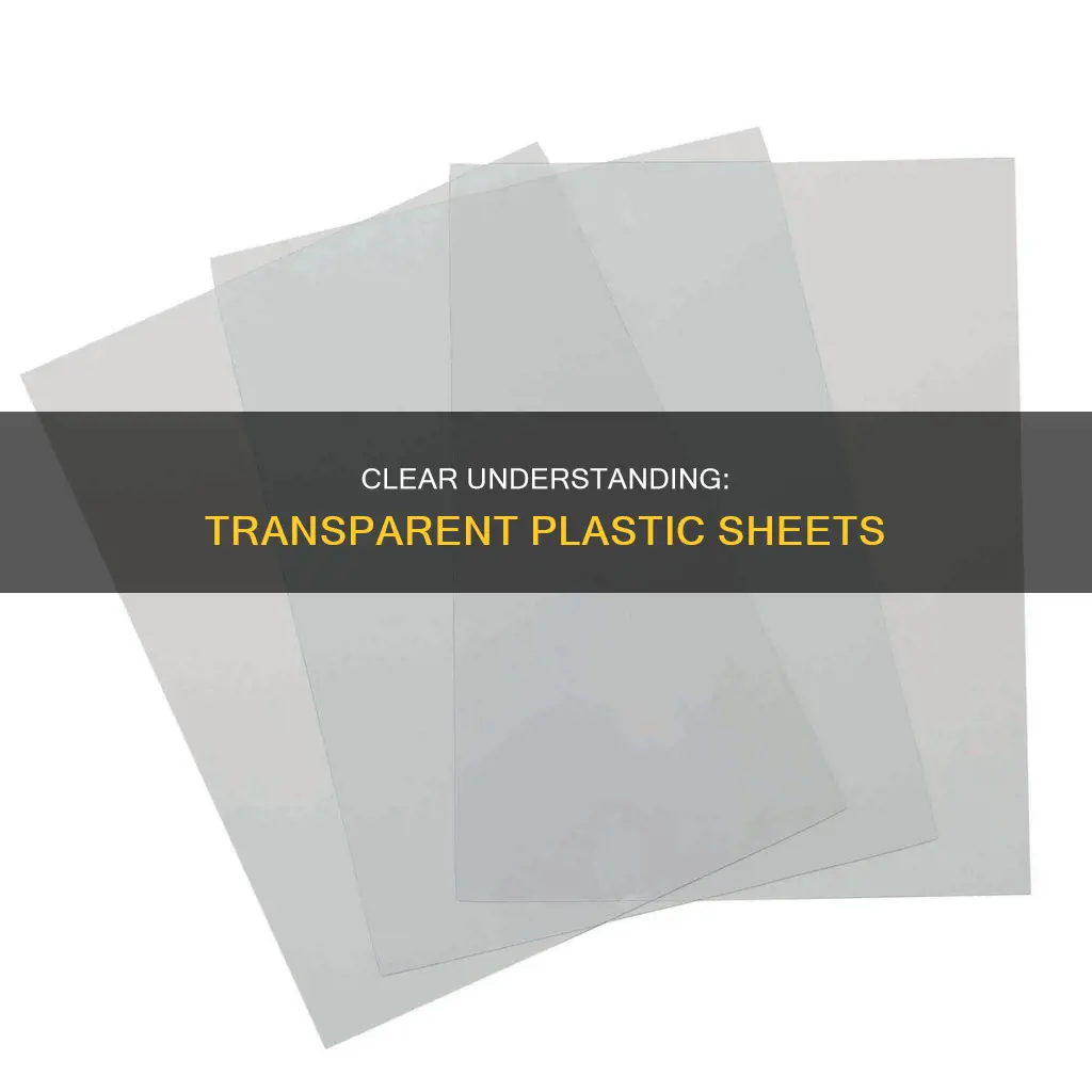 what is a transparent plastic sheet