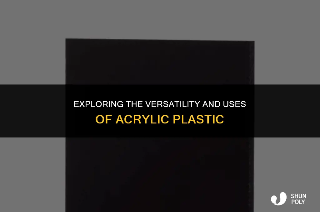 what is acrylic plastic