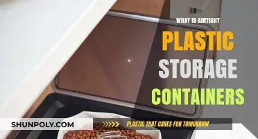 Airtight Plastic Storage Containers: Benefits and Uses