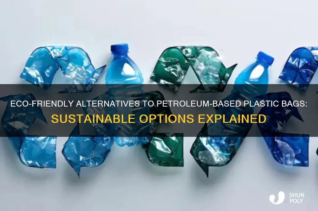 what is another sentence for petroleum based for plastic bags