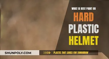 Best Paint for Hard Plastic Helmets: A Guide