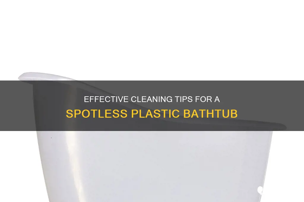 what is best to clean a plastic bath