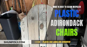 Cleaning Recycled Plastic Adirondack Chairs: Tips for Sparkling Results