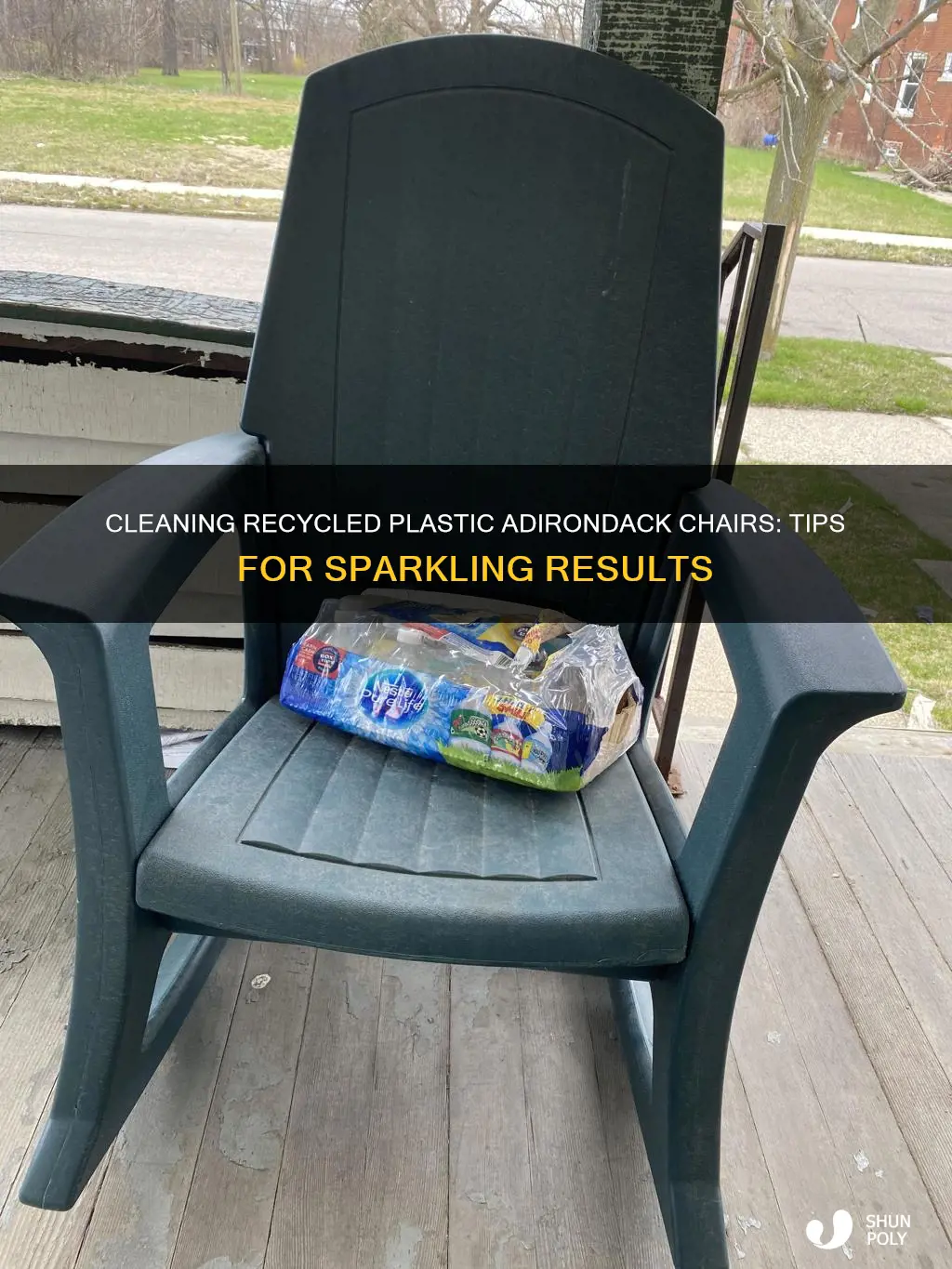 what is best to clean recycled plastic adirondack chairs