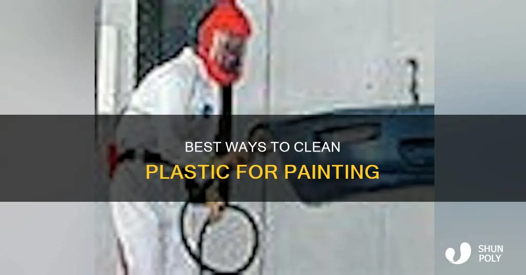 what is best to wash plastic before painting