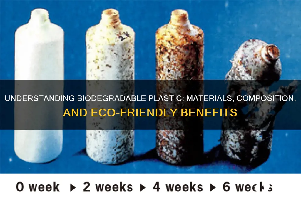 what is biodegrabable plastic made of