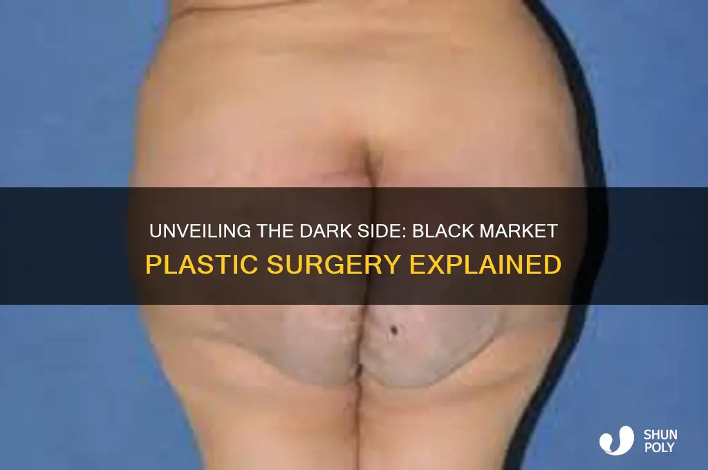 what is black market plastic surgery
