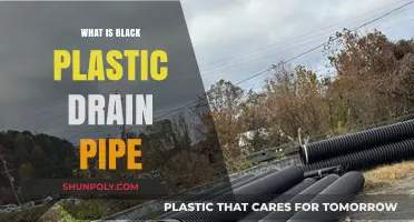 Black Plastic Drain Pipes: What Are They?