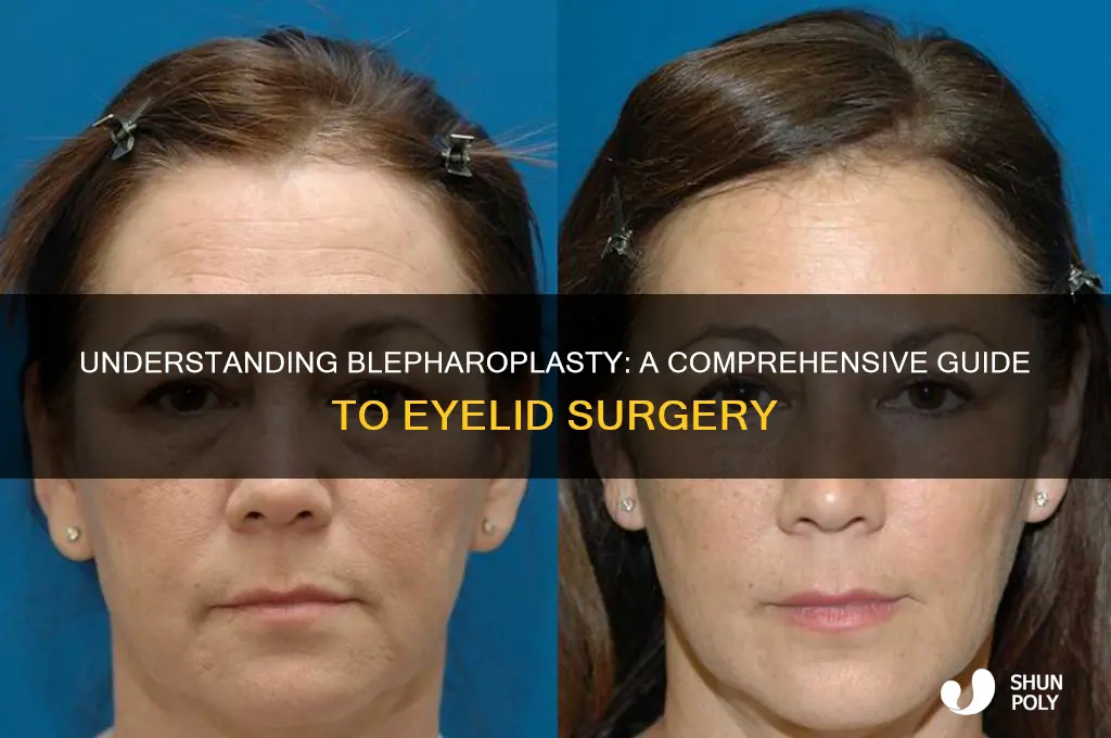 what is blepharoplasty in plastic surgery