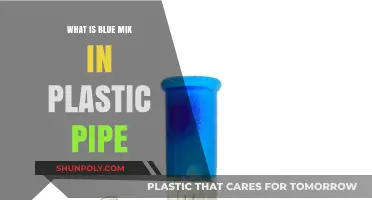 Blue Mix in Plastic Pipes: What's the Deal?